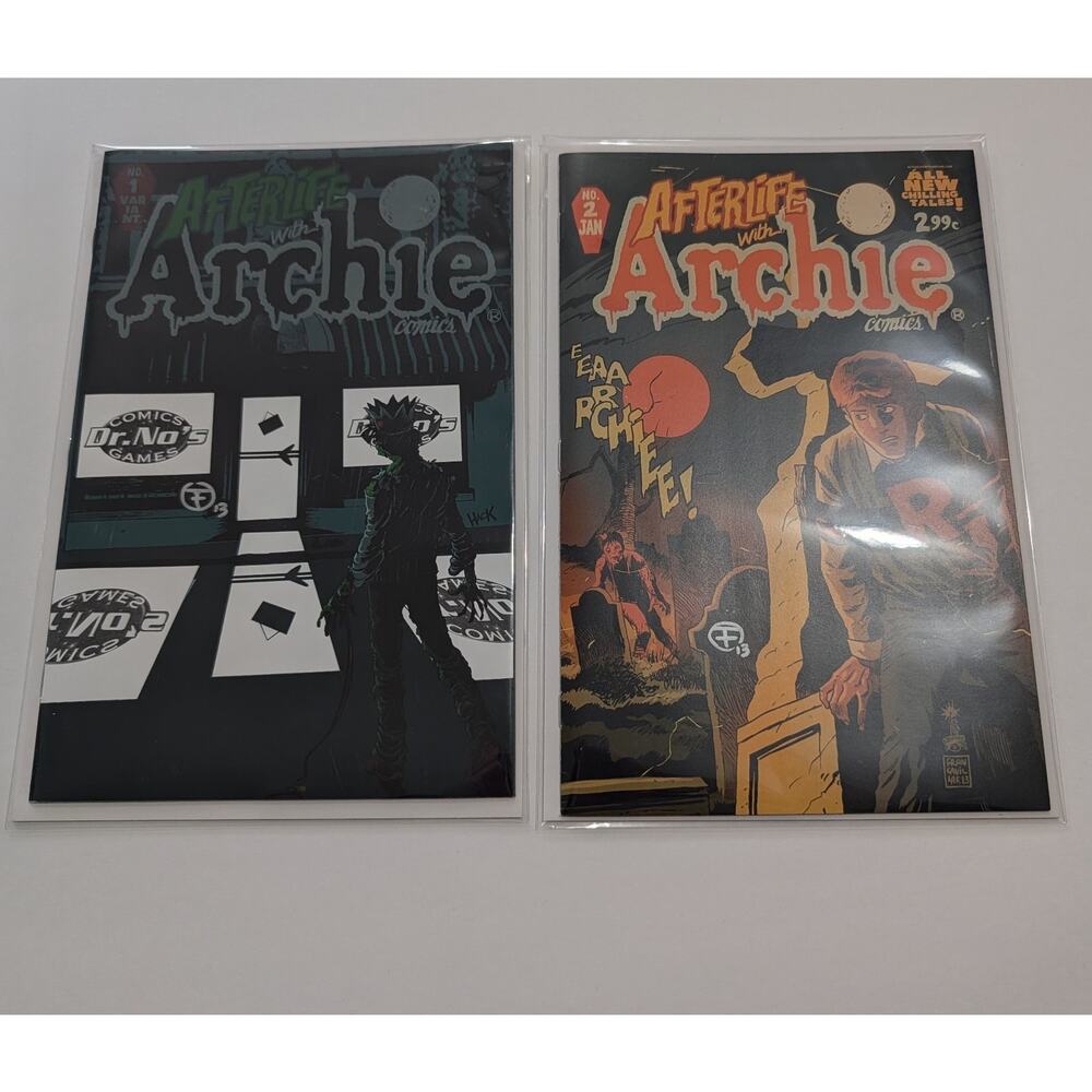 Afterlife With Archie #1 Variant & #2 Signed Francavilla Archie Horror
